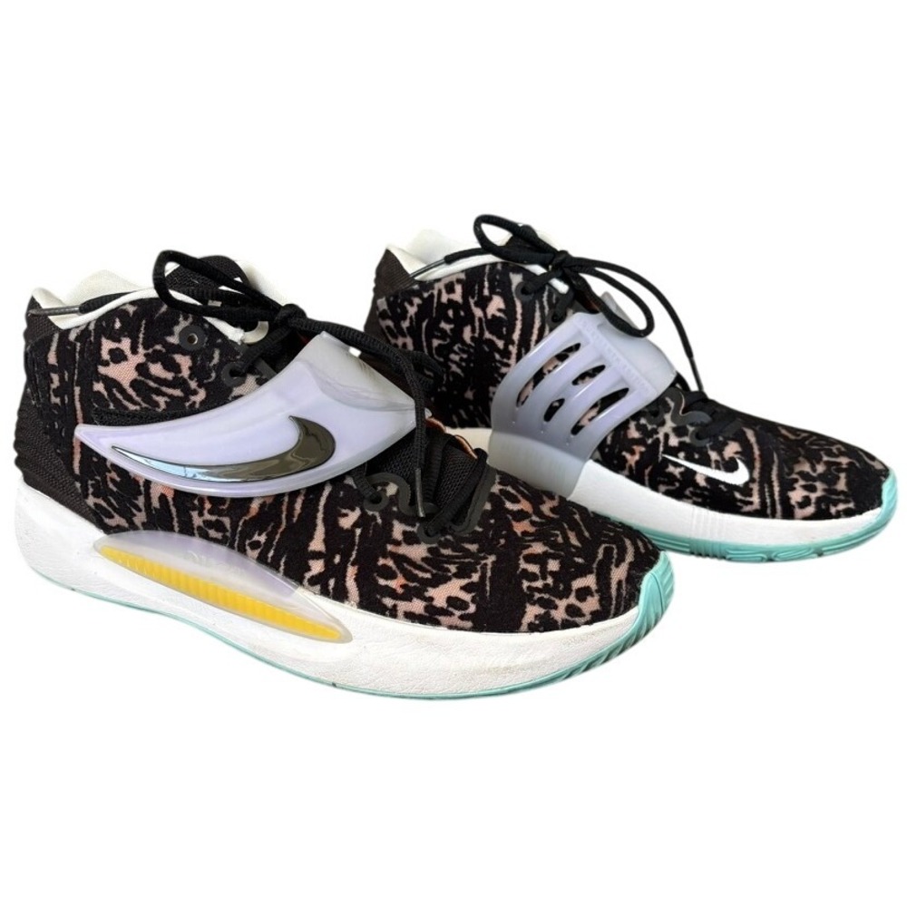 Nike KD 14‎ Black White Copa Melon Tint Sz 11 Activewear CW3935-001